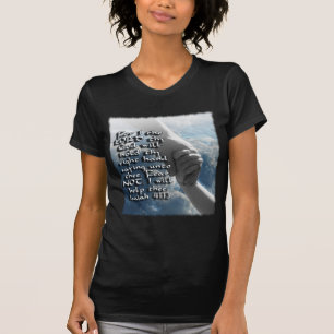 CAMISETA MIEDO DEL 41:13 DE ISAÍAS NO - LLEVARÉ A CABO SU