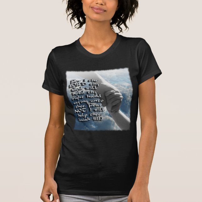 CAMISETA MIEDO DEL 41:13 DE ISAÍAS NO - LLEVARÉ A CABO SU (Anverso)