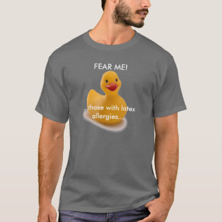 Camiseta ¡MIEDO Ducky de goma!