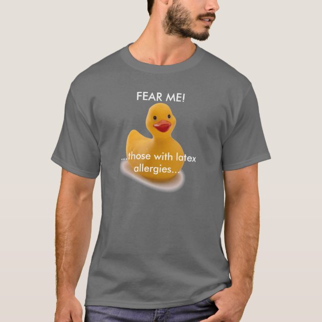 Camiseta ¡MIEDO Ducky de goma! (Anverso)