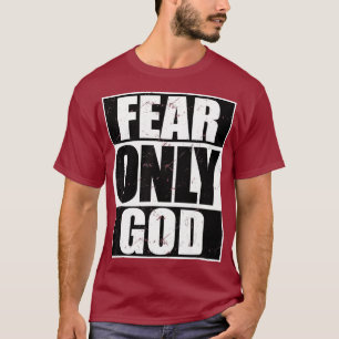 Camiseta Miedo solamente a Dios Guay Christian Funny Gift