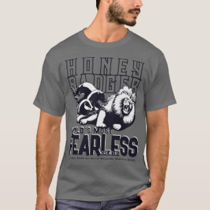 Camiseta Miel Badger sin miedo