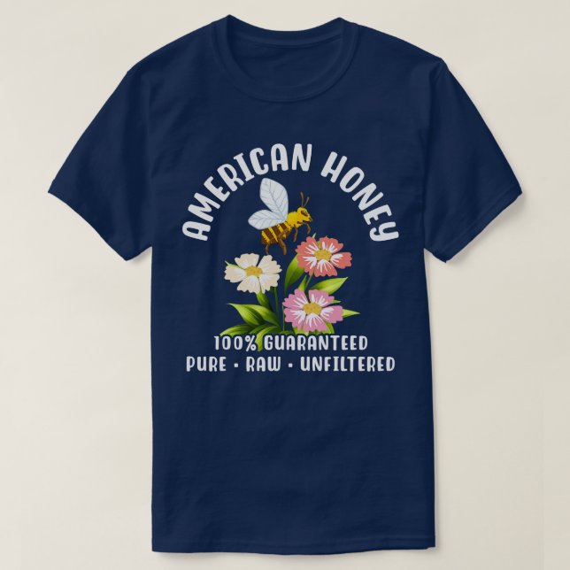 Camiseta Miel estadounidense (Diseño del anverso)