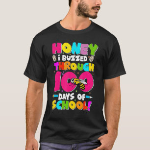 Camiseta Miel Que He Ido En Los 100 Días De Maestra Escolar