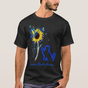 Camiseta Mielitis Transversa Conciencia SunflowerButterfly
