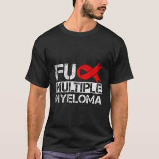 Camiseta Mieloma Múltiple Conciencia Cáncer Cinta Roja Warr