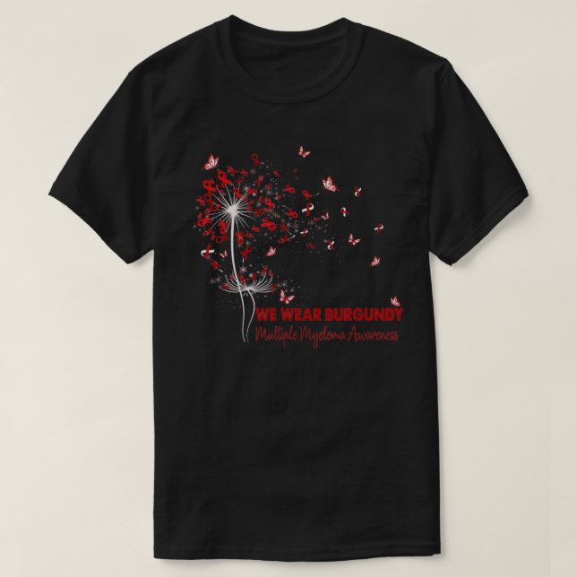 Camiseta Mieloma Múltiple Conciencia Fe Esperanza Amor Dand (Diseño del anverso)