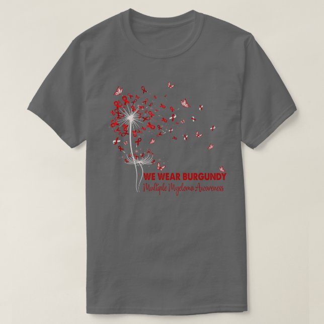 Camiseta Mieloma Múltiple Conciencia Fe Esperanza Amor Dand (Diseño del anverso)