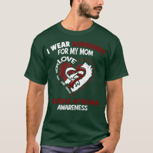 Camiseta Mieloma Múltiple Conciencia Que Uso Borgoña Para M