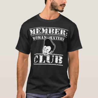 Camiseta Miembro: Club de los enemigos de mujer - blanco