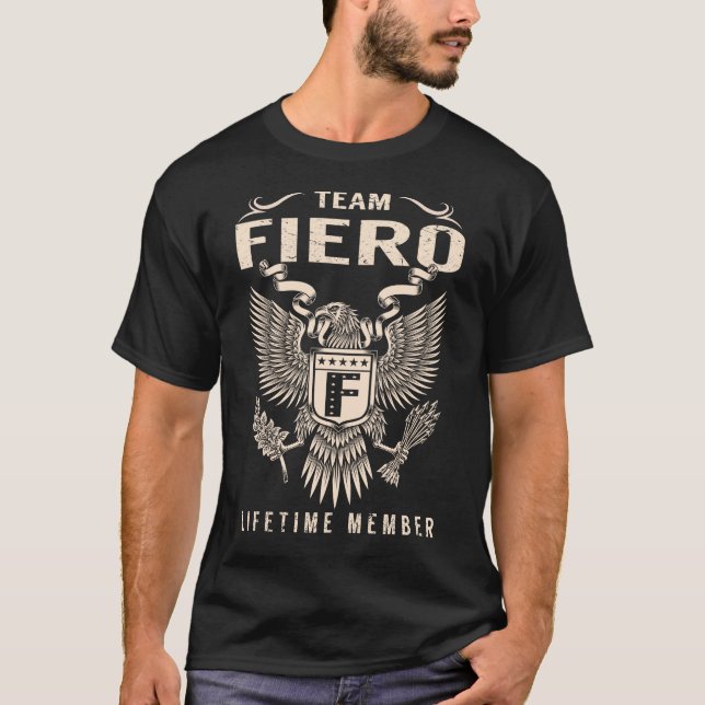 Camiseta Miembro de duración de FIERO de equipo (Anverso)
