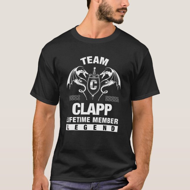 Camiseta Miembro de duración de Team Clapp (Anverso)