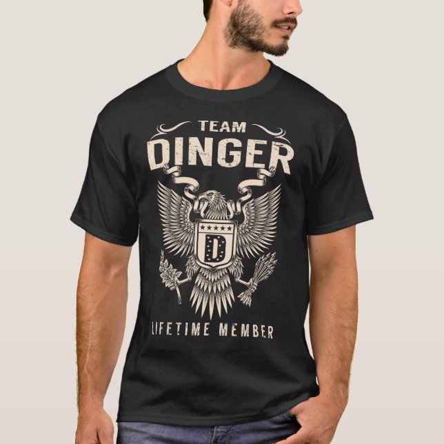 Camiseta Miembro de duración de Team DINGER (Anverso)