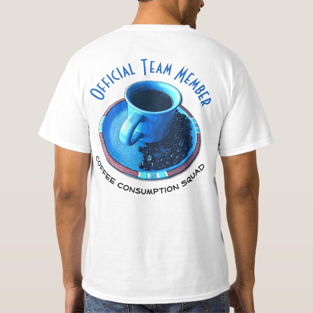Camiseta Miembro de equipo oficial del pelotón el | del (Reverso)