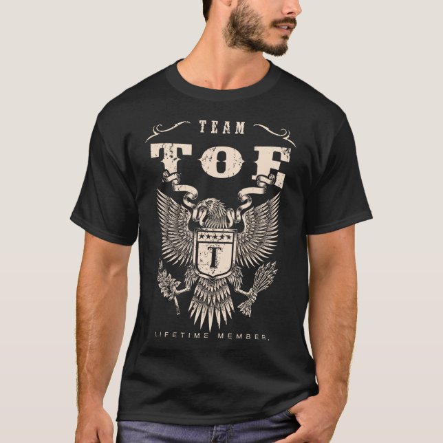 Camiseta Miembro de EQUIPO TOE Lifetime. (Anverso)