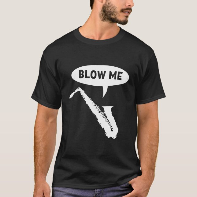Camiseta Miembro de la banda del jugador saxofón (Anverso)
