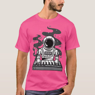 Camiseta Miembro de la banda pianista astronauta