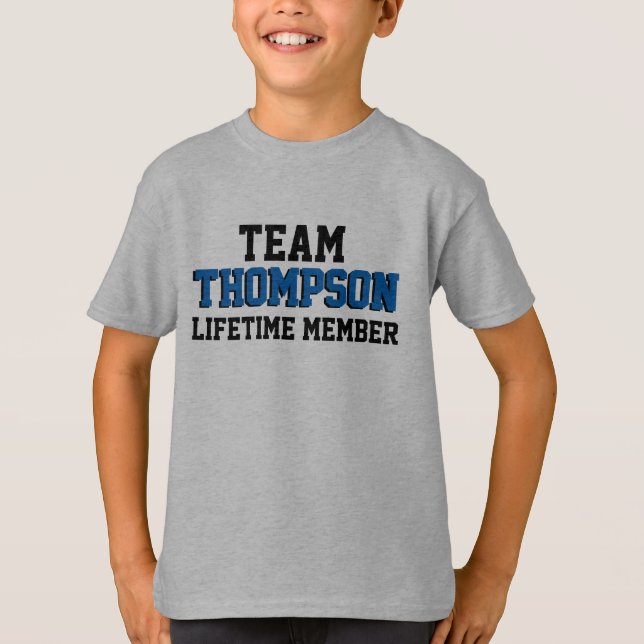 Camiseta Miembro de la familia del equipo durante toda la v (Anverso)