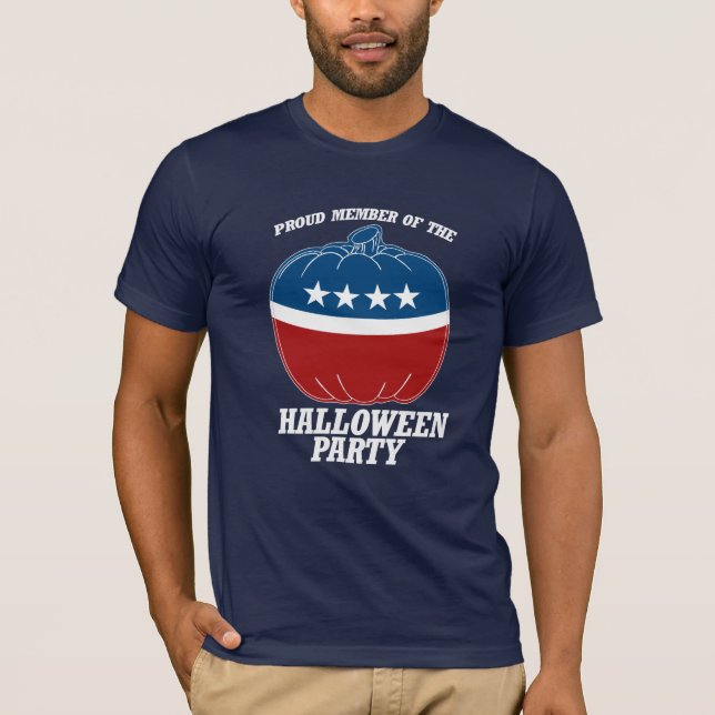 Camiseta Miembro de la fiesta de Halloween -.png (Anverso)