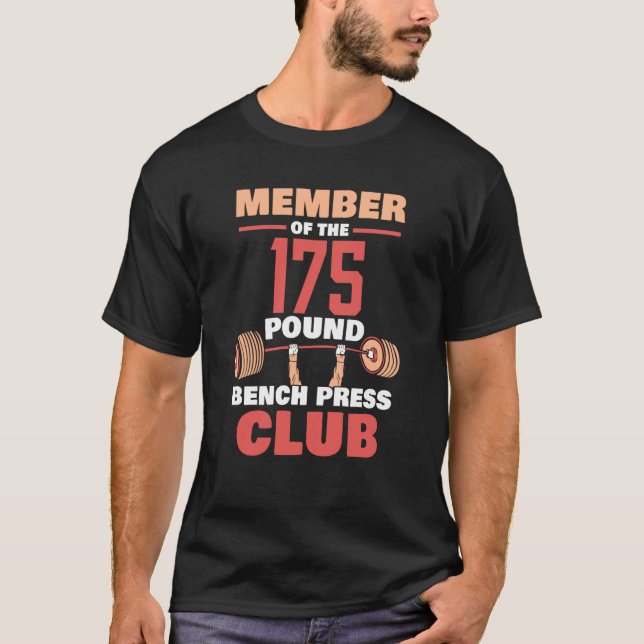 Camiseta Miembro De La Fuerza Del Club De Prensa De 175 Lib (Anverso)