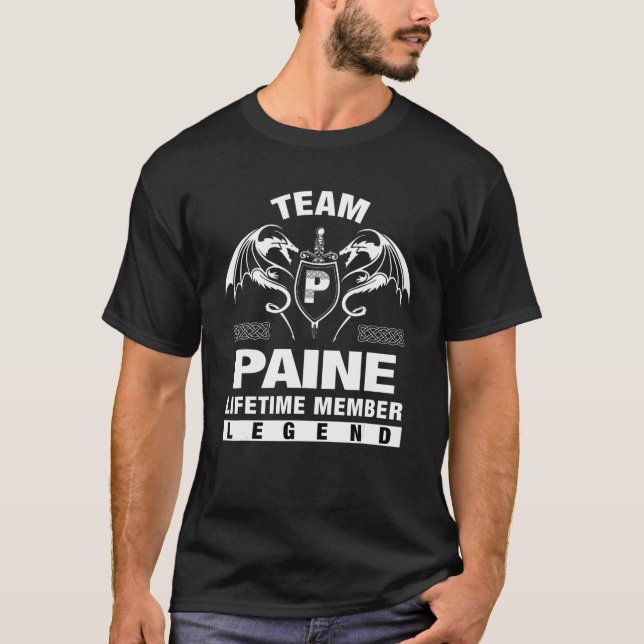 Camiseta Miembro de la vida de Team Paine (Anverso)
