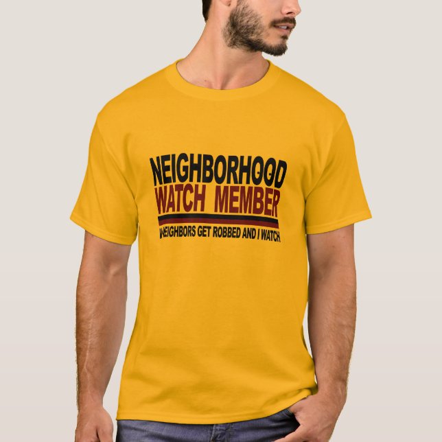 Camiseta Miembro de la vigilancia vecinal (Anverso)