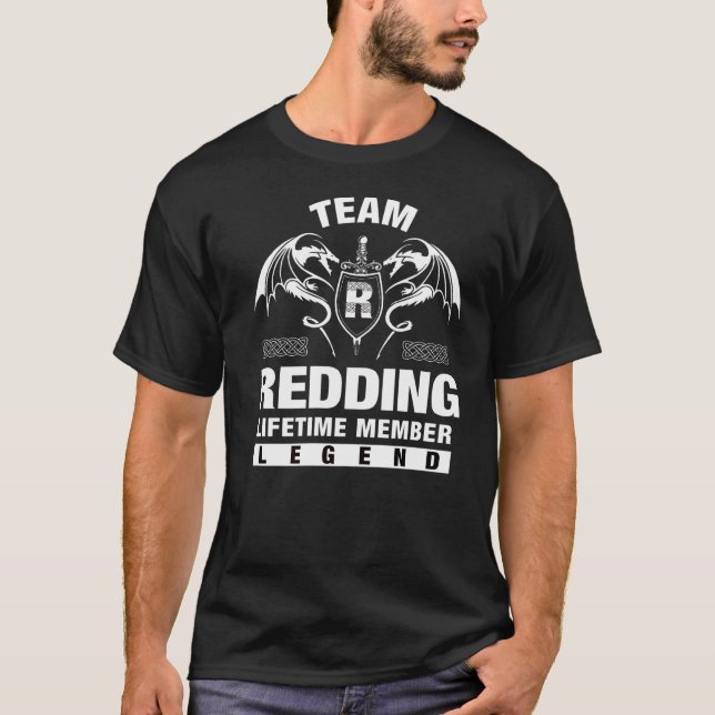 Camiseta Miembro de Lifetime de Redding de equipo (Anverso)