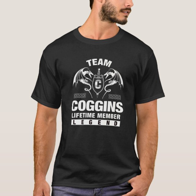 Camiseta Miembro de Team Coggins de por vida (Anverso)