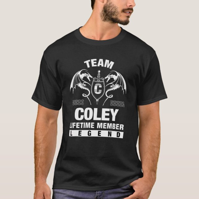 Camiseta Miembro de Team Coley Lifetime (Anverso)
