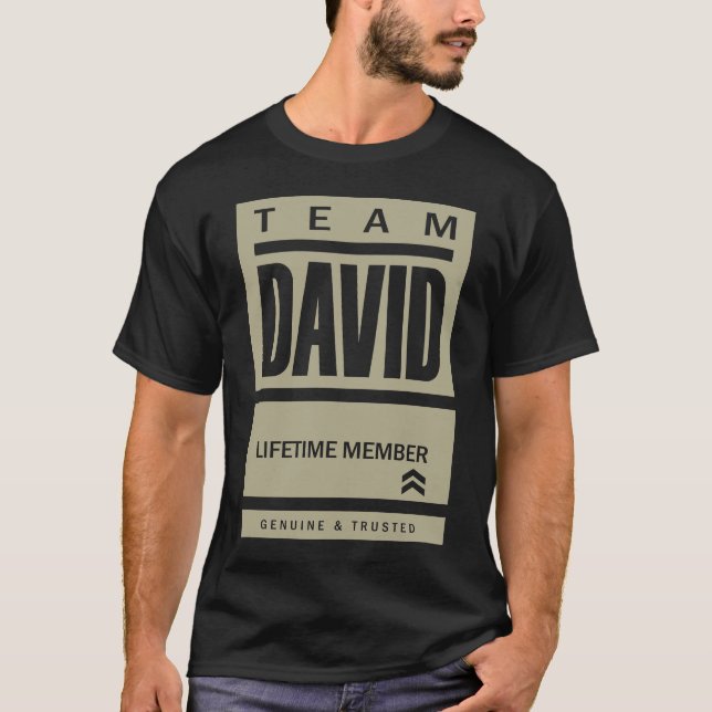 Camiseta Miembro de Team David Lifetime (Anverso)