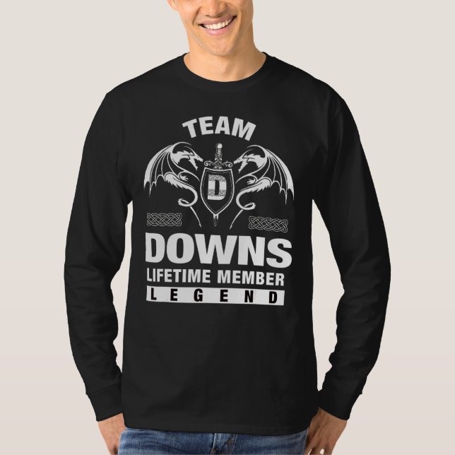 Camiseta Miembro de Team Downs Lifetime (Anverso)