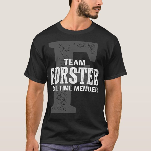 Camiseta Miembro de Team FORSTER Lifetime (Anverso)