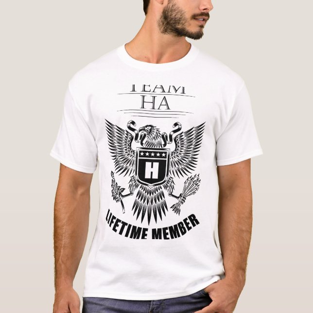 Camiseta Miembro de Team Ha Lifetime (Anverso)