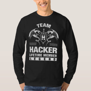 Camiseta Miembro de Team Hacker Lifetime