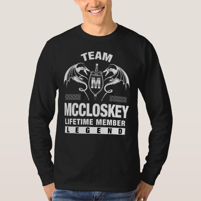 Camiseta Miembro de Team Mccloskey Lifetime (Anverso)