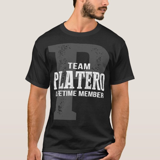 Camiseta Miembro de Team PLATERO Lifetime (Anverso)