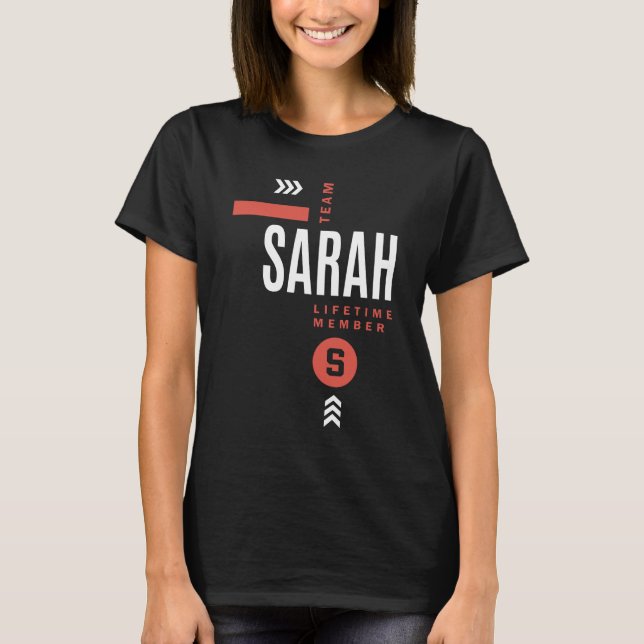 Camiseta Miembro de Team Sarah Lifetime (Anverso)