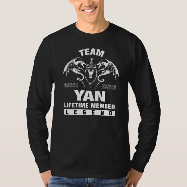 Camiseta Miembro de Team Yan Lifetime (Anverso)