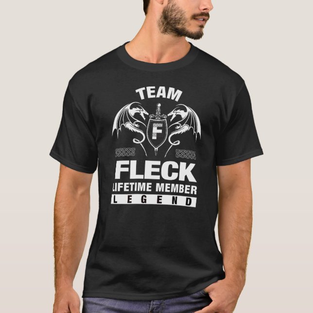 Camiseta Miembro de tiempo de vida de Team Fleck (Anverso)