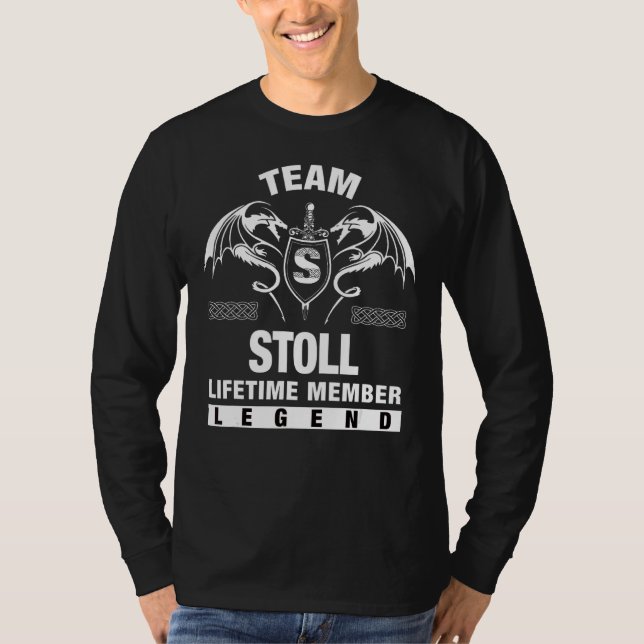 Camiseta Miembro de tiempo de vida del Stoll de equipo (Anverso)