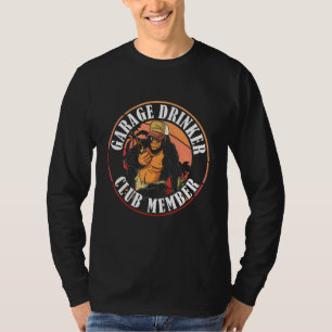 Camiseta Miembro del club de bebedores de garaje feliz día 