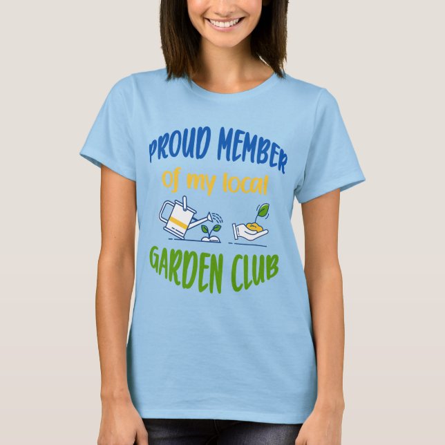 Camiseta Miembro del club de jardín (Anverso)