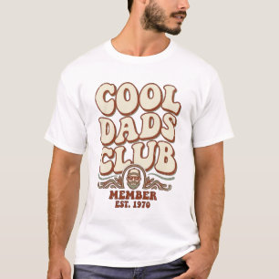 Camiseta Miembro del Club de Papás Geniales Retro Est 1970 