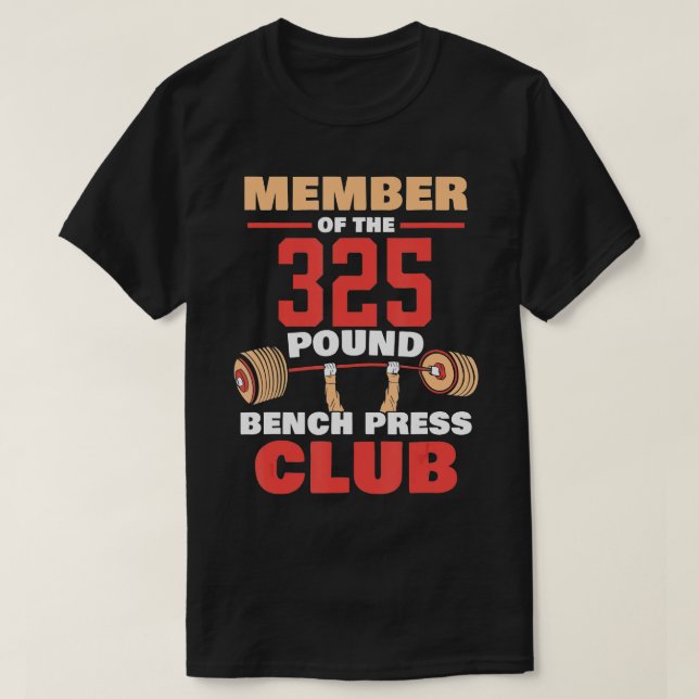 Camiseta Miembro Del Club De Prensa Bench De 325 Euros Gym  (Diseño del anverso)