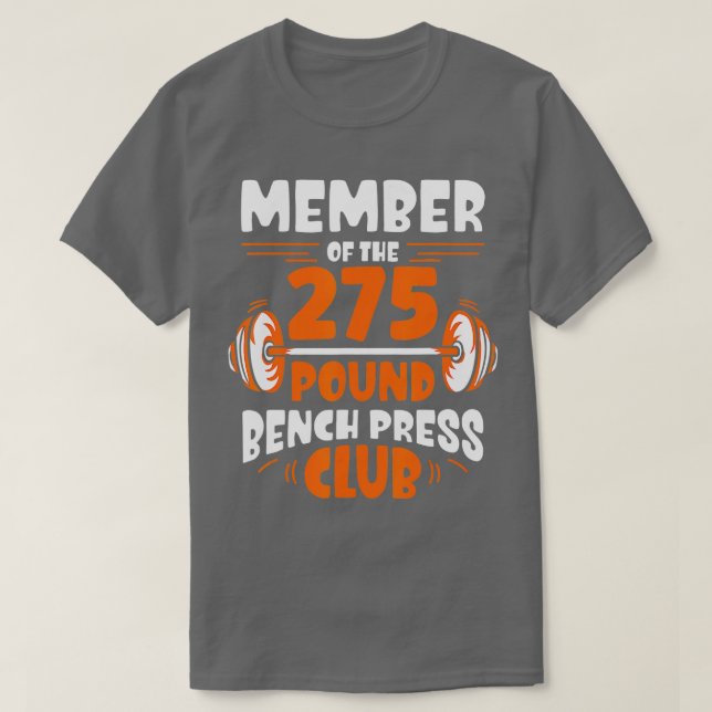 Camiseta Miembro Del Club De Prensa De 275 Libras (Diseño del anverso)