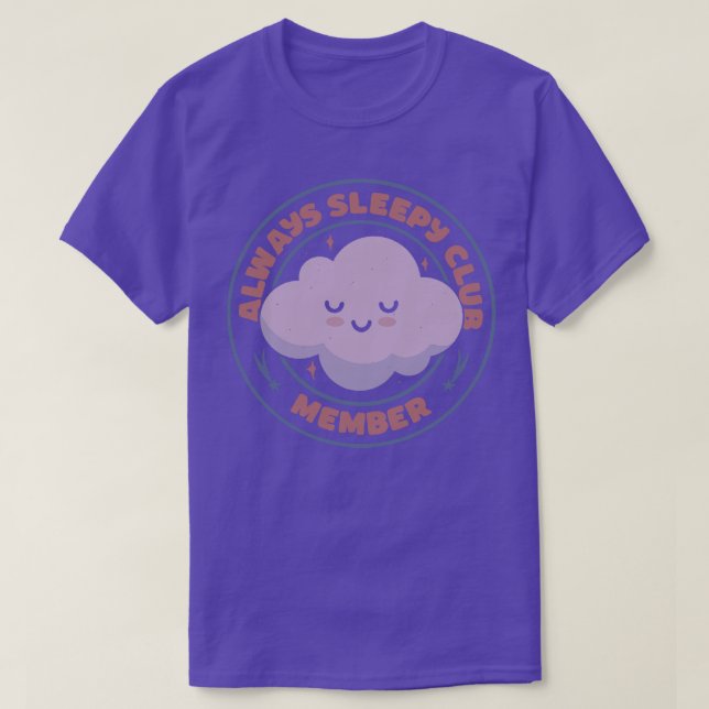 Camiseta Miembro del club siempre somnoliento de Tobe Fonse (Diseño del anverso)