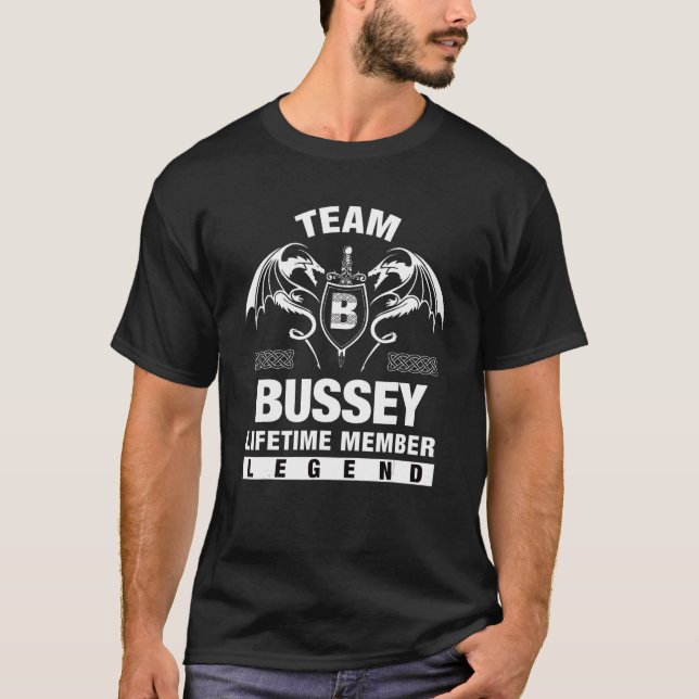 Camiseta Miembro del equipo de Bussey Lifetime (Anverso)