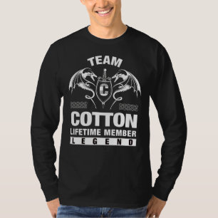 Camiseta Miembro del equipo de Cotton de por vida