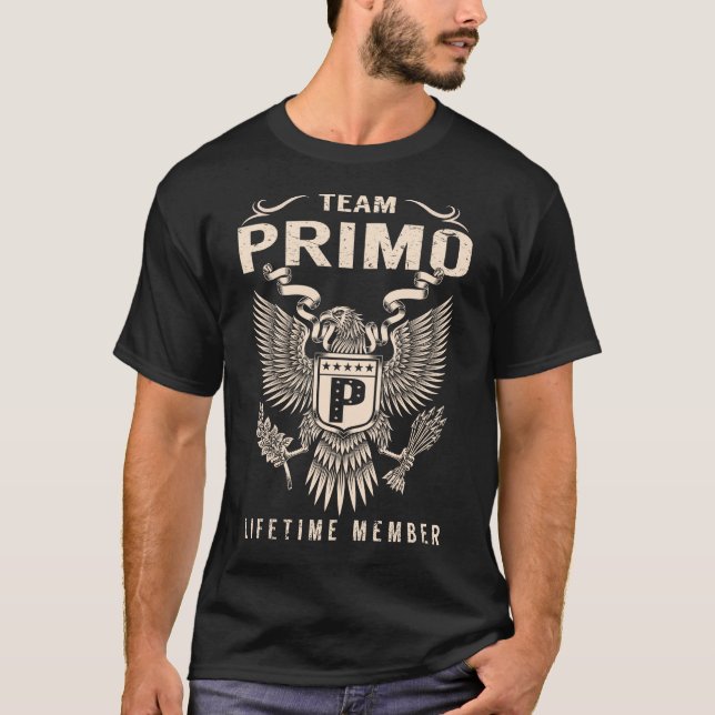 Camiseta Miembro del equipo de duración de PRIMO (Anverso)