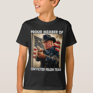 Camiseta Miembro Del Equipo De Felon Condenado Donald Trump
